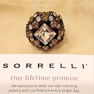 Sorreli Crystal Cluster Cocktail Ring